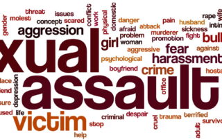 sexual assault word cloud concept