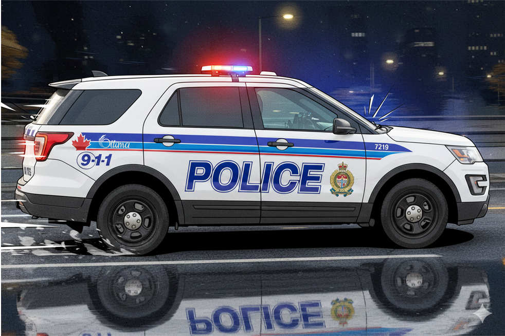 ottawa police vehicle arresting accused